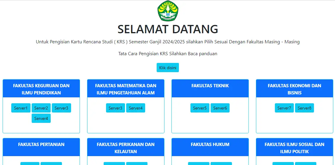 Laman Portal Mahasiswa Unri yang Terbaru