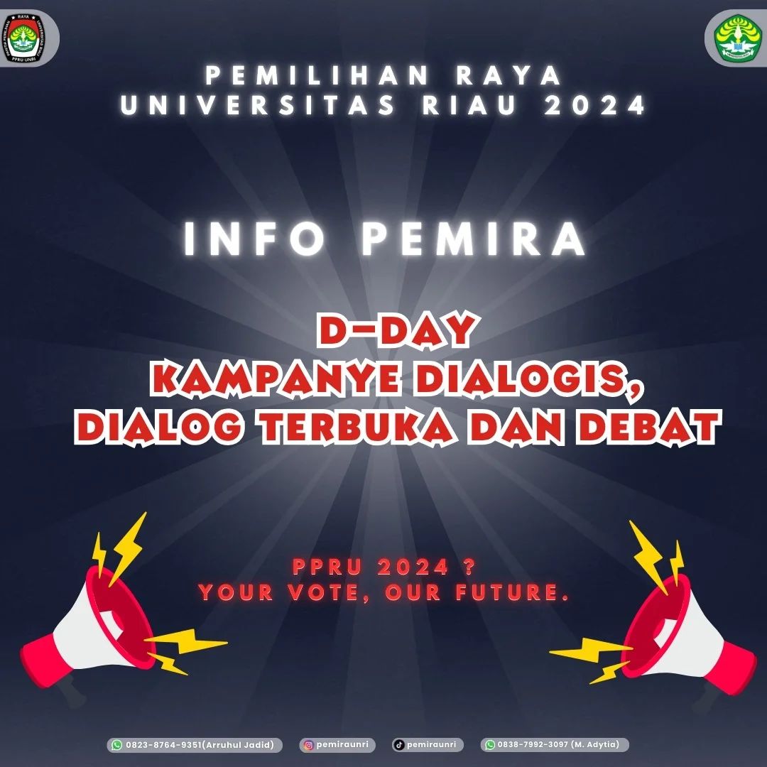 Kampanye Dialogis, Dialog, dan Debat Menutup Kampanye Pemira 2024