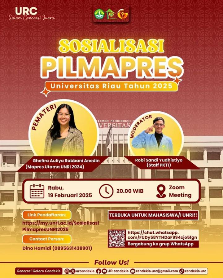 URC Gelar Sosialisasi Pilmapres 2025/Dok. URC Unri