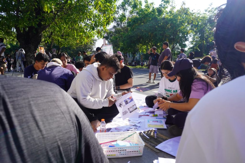 Lawan Represi, LBH Pekanbaru Gelar Aksi Bikin Zine di CFD/Dok. LBH Pekanbaru