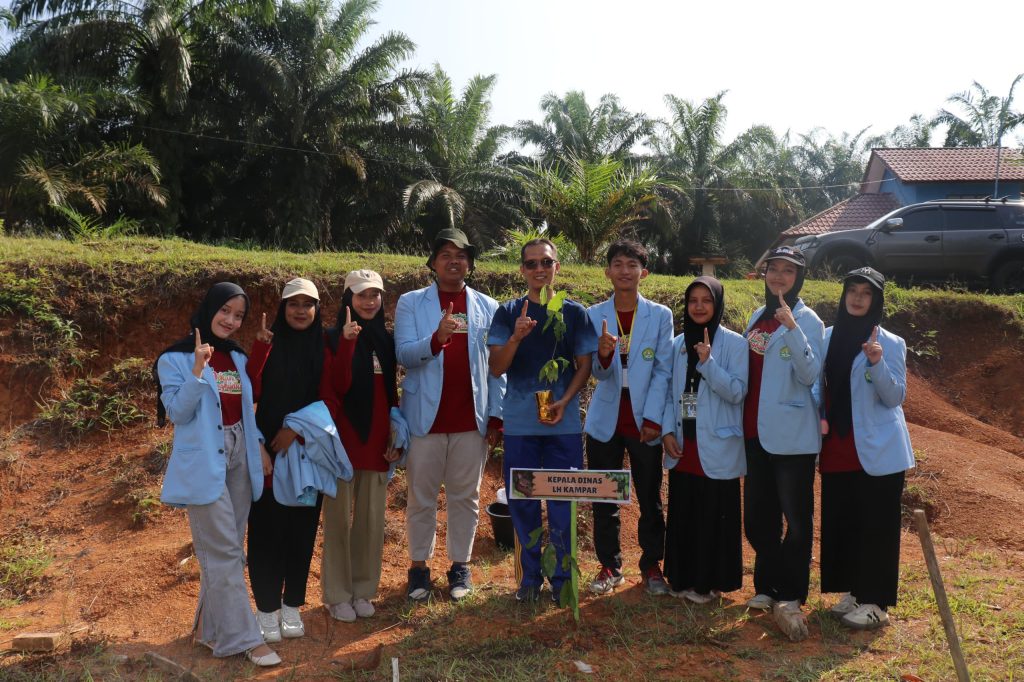Himaprobio Unri Gelar Pekan Penghijauan di Desa Tanjung, Kampar/Dok. Panitia Pelaksana