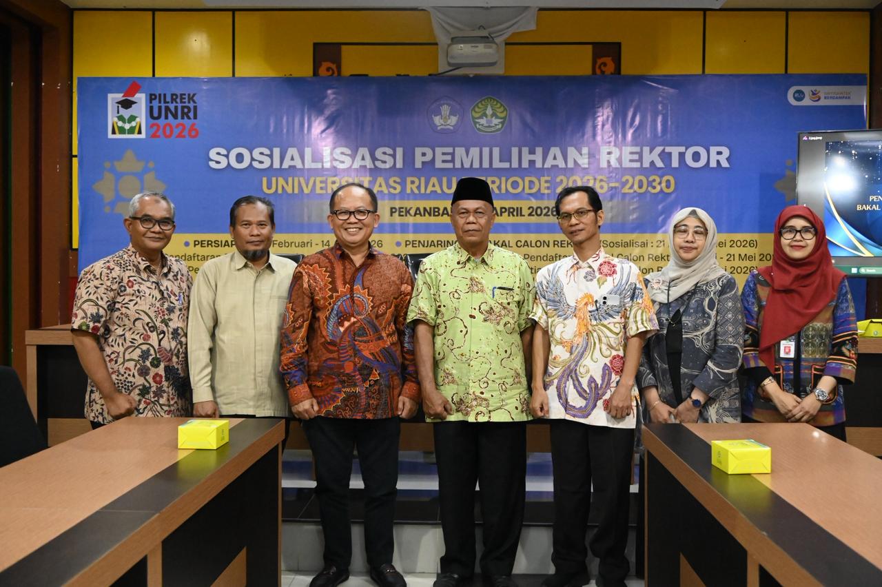Cetak Rekor Terbanyak, Delapan Bakal Calon Rektor Unri Lulus Penjaringan/Dok. Unri.ac.id